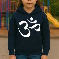 Hare Krishna AUM Kids Hoodie thumb 3