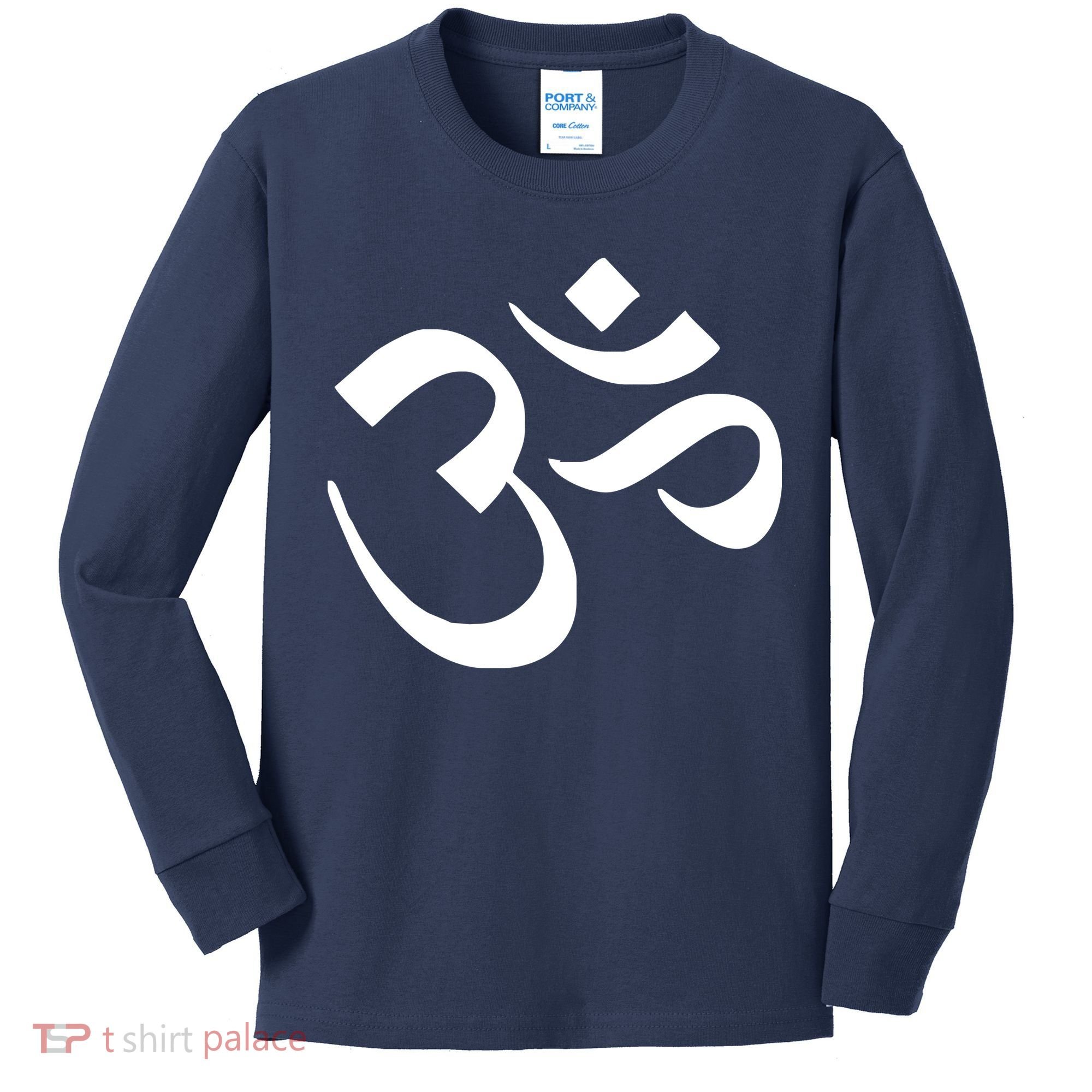 Hare Krishna AUM Kids Long Sleeve Shirt