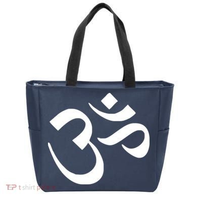 Hare Krishna AUM Tote Bag