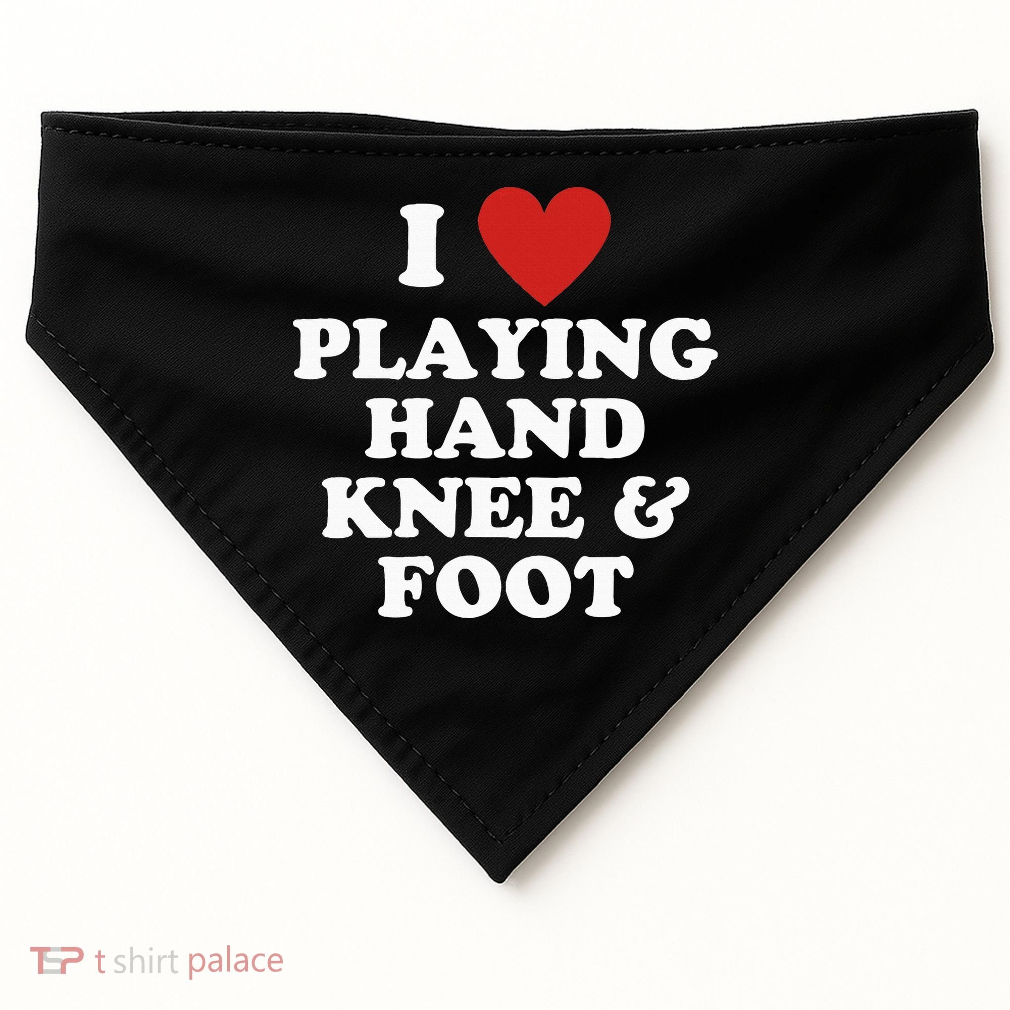 Hand Knee And Foot Player USA-Made Doggie Bandana