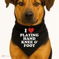 Hand Knee And Foot Player USA-Made Doggie Bandana thumb 1