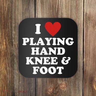 Hand Knee And Foot Player Coaster