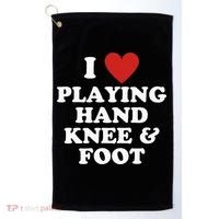Hand Knee And Foot Player Golf Towel thumb 0