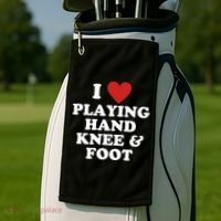 Hand Knee And Foot Player Golf Towel thumb 2