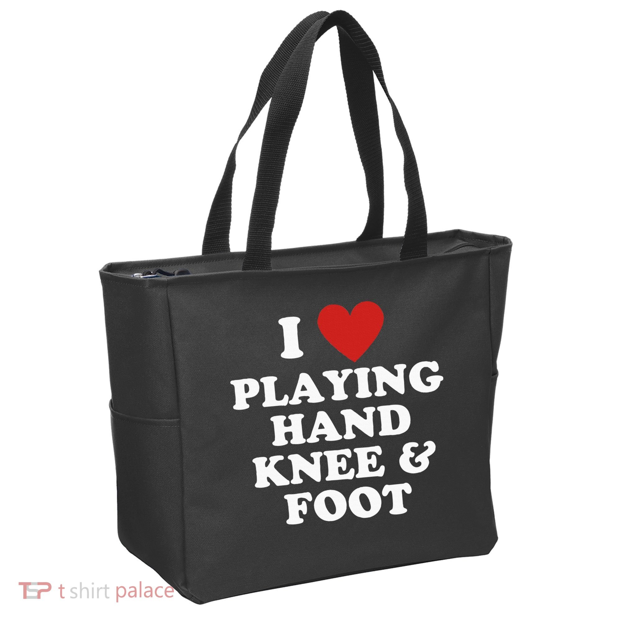 Hand Knee And Foot Player Tote Bag