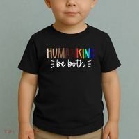 Human Kind Be Both Equality Humankind Kindness Peace Toddler T-Shirt thumb 2
