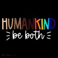Human Kind Be Both Equality Humankind Kindness Peace USA-Made Doggie Bandana thumb 2