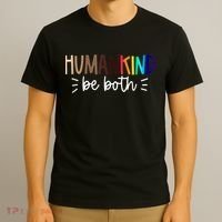 Human Kind Be Both Equality Humankind Kindness Peace T-Shirt thumb 3
