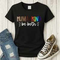 Human Kind Be Both Equality Humankind Kindness Peace Women's T-Shirt thumb 3