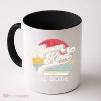 Human Kind Be Both Equality Kindness Humankind Retro Funny Gift Coffee Mug thumb 0