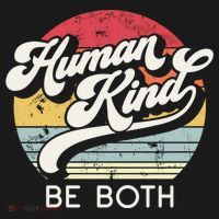 Human Kind Be Both Equality Kindness Humankind Retro Funny Gift Pajama Set thumb 2