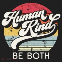 Human Kind Be Both Equality Kindness Humankind Retro Funny Gift Golf Towel thumb 3