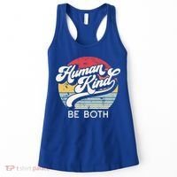 Human Kind Be Both Equality Kindness Humankind Retro Funny Gift Women's Tank Top thumb 0
