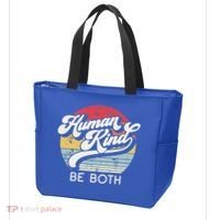 Human Kind Be Both Equality Kindness Humankind Retro Funny Gift Tote Bag thumb 3