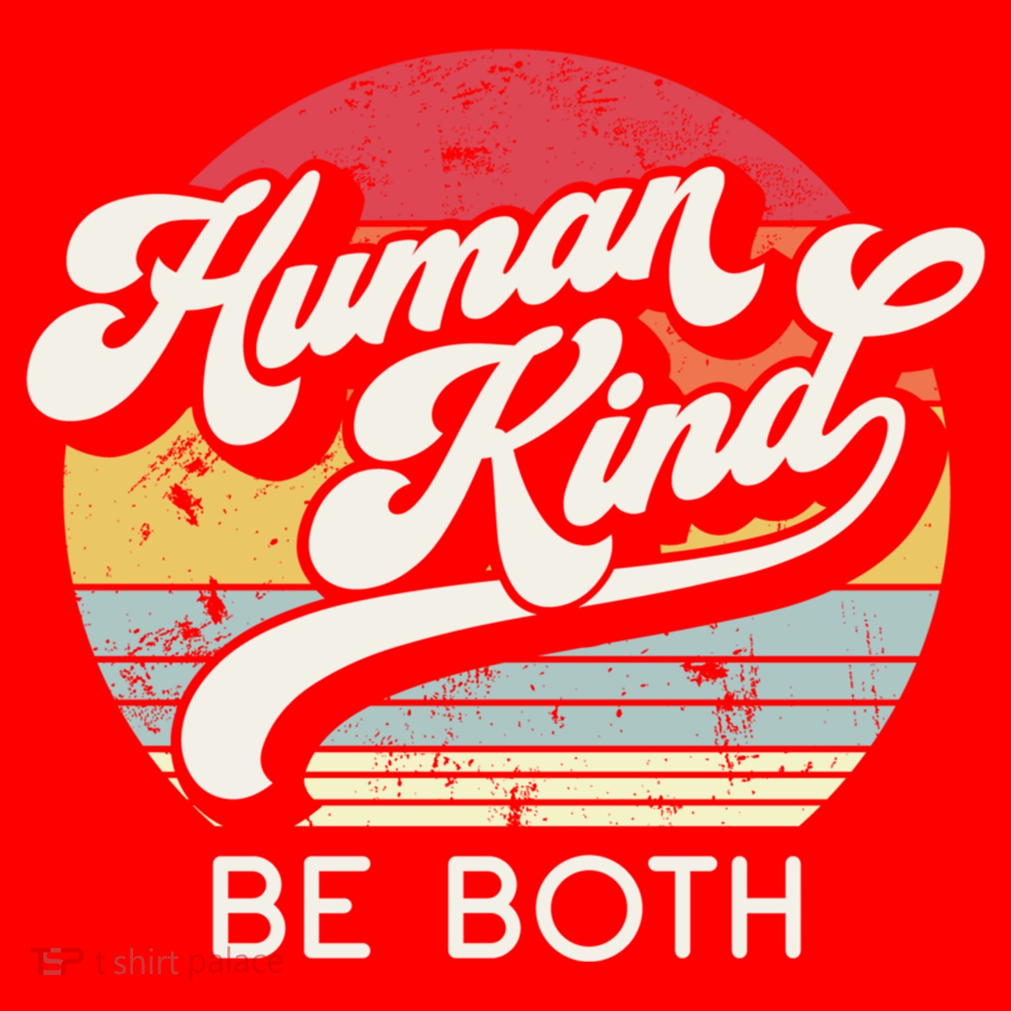 Human Kind Be Both Equality Kindness Humankind Retro Funny Gift Santa Hat