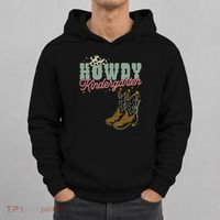 Howdy Kindergarten Cowgirl Cowboy Teacher Kindergarten Hoodie thumb 0