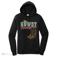 Howdy Kindergarten Cowgirl Cowboy Teacher Kindergarten Women's Hoodie thumb 0