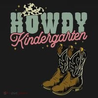 Howdy Kindergarten Cowgirl Cowboy Teacher Kindergarten Visor thumb 3