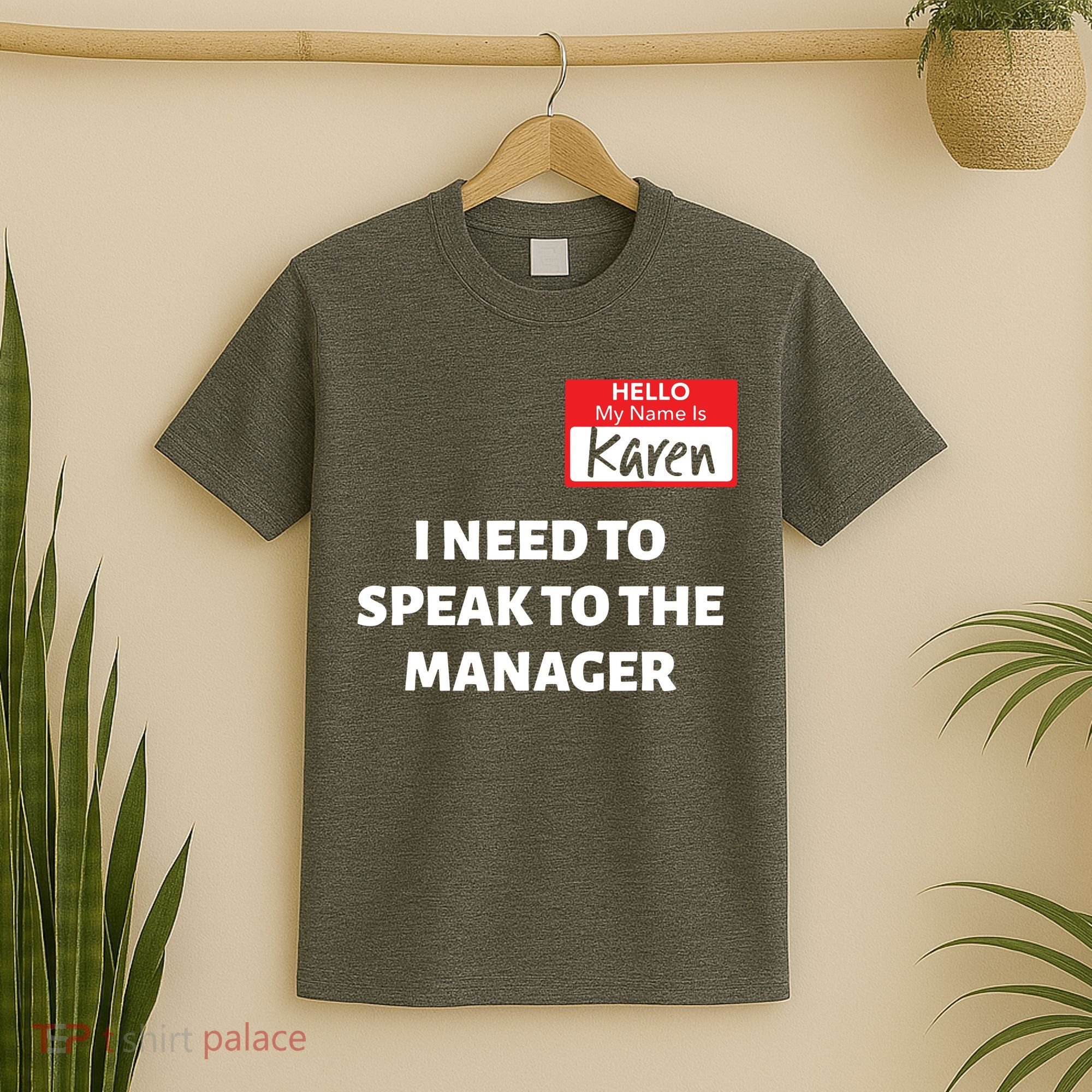 Halloween Karen Costume Women Can I Speak To The Manager T-Shirt