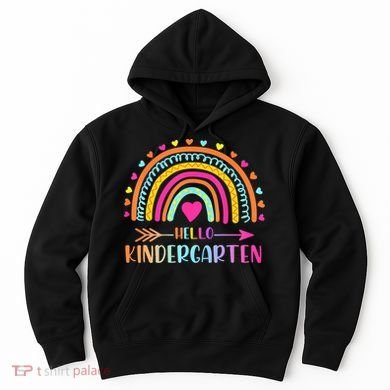 Hello Kindergarten Funny Rainbow Hoodie