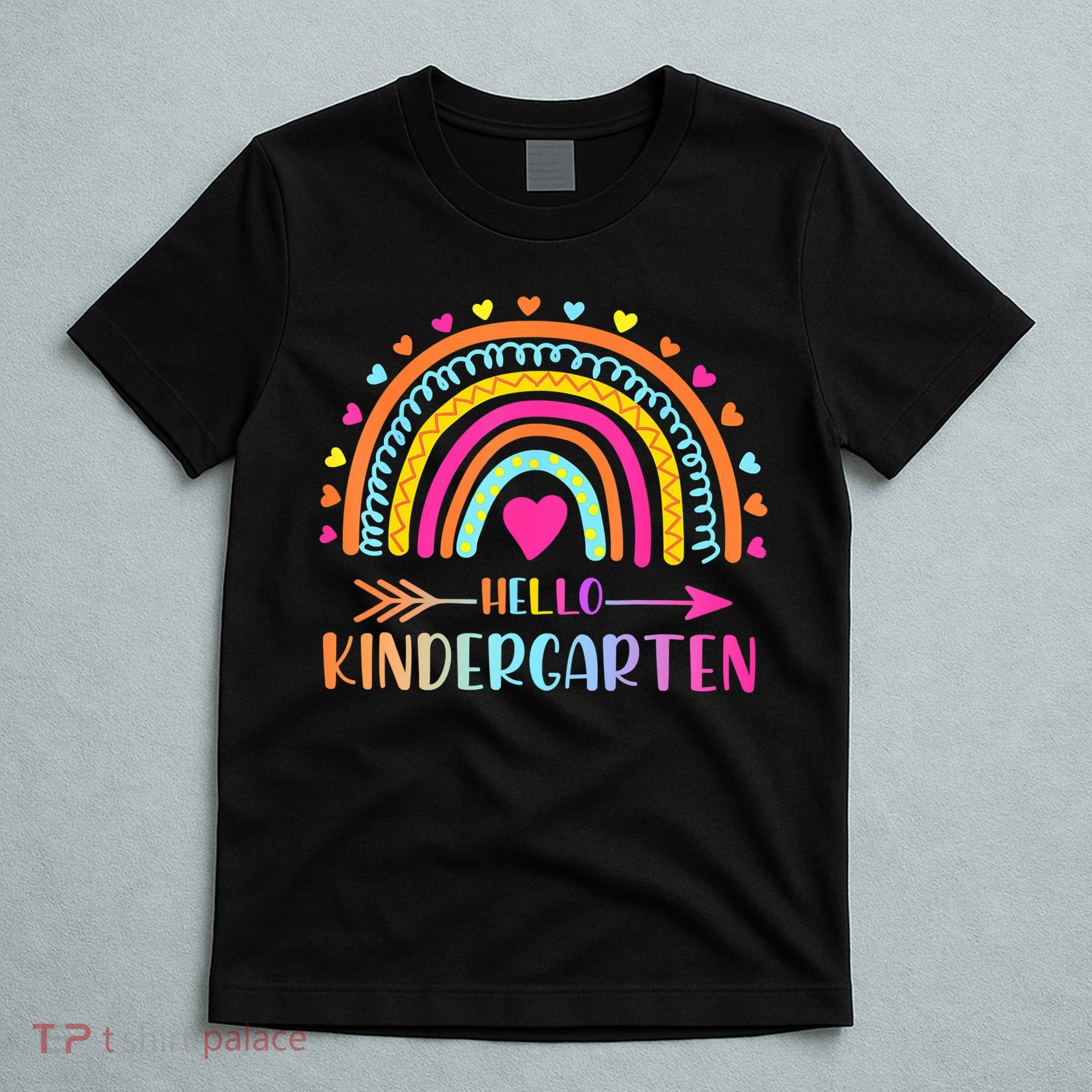 Hello Kindergarten Funny Rainbow T-Shirt