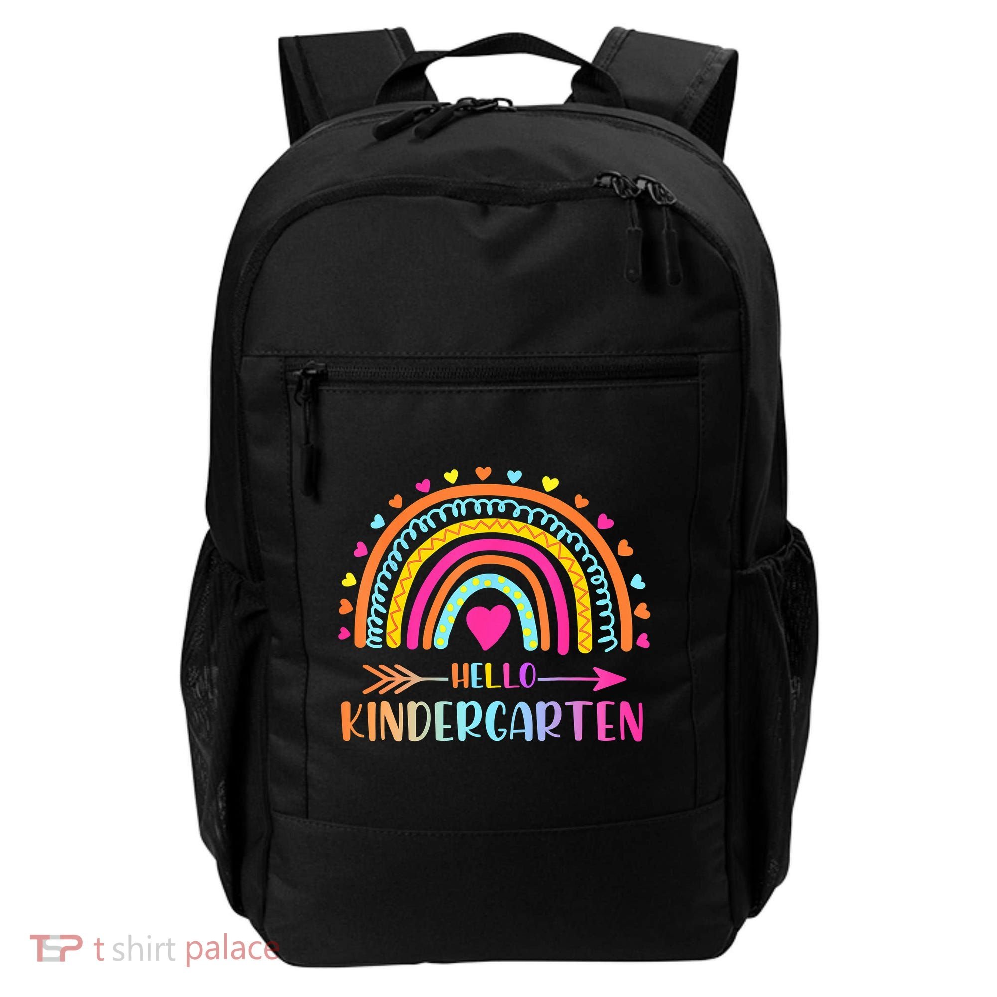 Hello Kindergarten Funny Rainbow Backpack