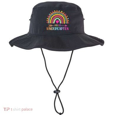 Hello Kindergarten Funny Rainbow Bucket Hat