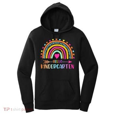 Hello Kindergarten Funny Rainbow Women's Hoodie