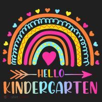 Hello Kindergarten Funny Rainbow Hat thumb 2