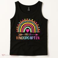 Hello Kindergarten Funny Rainbow Tank Top thumb 2