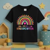 Hello Kindergarten Funny Rainbow Toddler T-Shirt thumb 3
