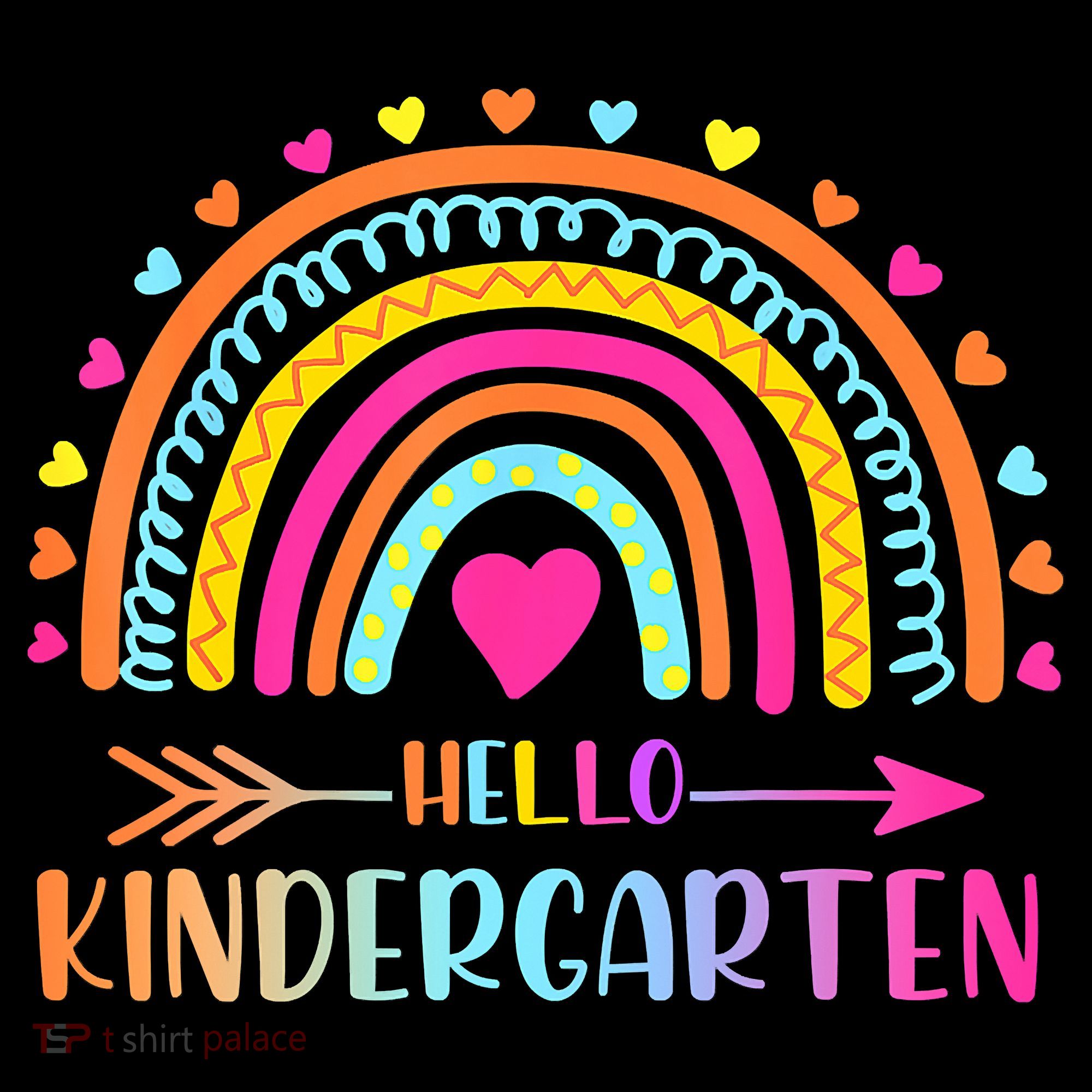 Hello Kindergarten Funny Rainbow Kids Sweatshirt