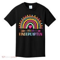 Hello Kindergarten Funny Rainbow Kids T-Shirt thumb 0
