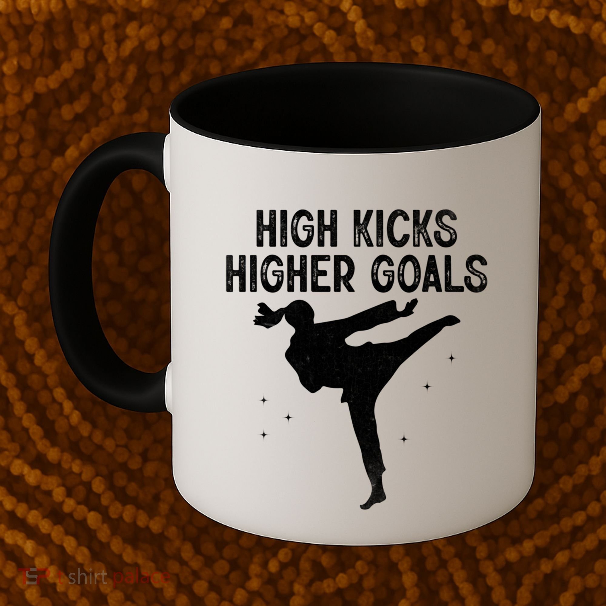 High Kicks Higher Goals Taekwondo Martial Arts Tkd Gift Coffee Mug