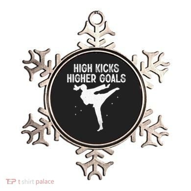 High Kicks Higher Goals Taekwondo Martial Arts Tkd Gift Ornament