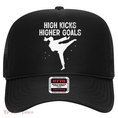 High Kicks Higher Goals Taekwondo Martial Arts Tkd Gift Hat