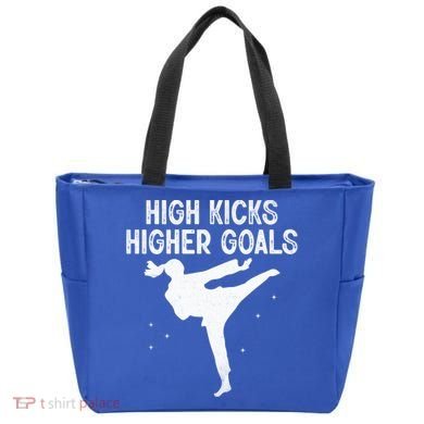 High Kicks Higher Goals Taekwondo Martial Arts Tkd Gift Tote Bag
