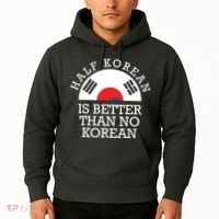 Half Korean Is Better Than No Korean Korea Flag Hanguk Hoodie thumb 2