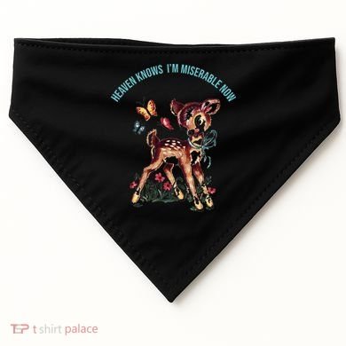 Heaven Knows I'm Miserable Now USA-Made Doggie Bandana
