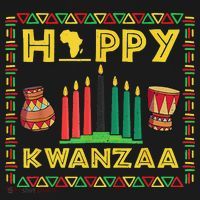 Happy Kwanzaa Kinara Candles Principles African American Bucket Hat thumb 4