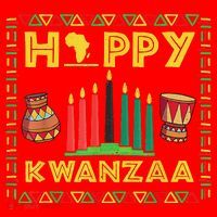 Happy Kwanzaa Kinara Candles Principles African American Polo thumb 2