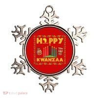 Happy Kwanzaa Kinara Candles Principles African American Ornament thumb 0
