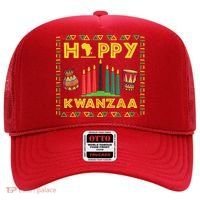 Happy Kwanzaa Kinara Candles Principles African American Hat thumb 0