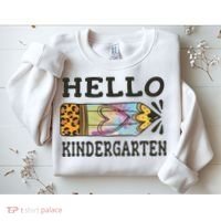 Hello Kindergarten Leopard Tie Dye Pencil Sweatshirt thumb 2