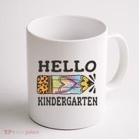 Hello Kindergarten Leopard Tie Dye Pencil Coffee Mug thumb 1