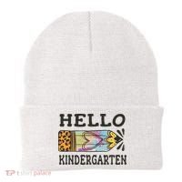 Hello Kindergarten Leopard Tie Dye Pencil Beanie thumb 0