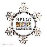Hello Kindergarten Leopard Tie Dye Pencil Ornament thumb 0