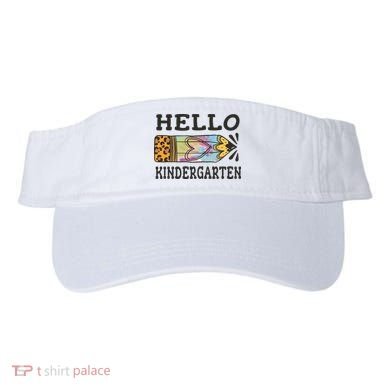 Hello Kindergarten Leopard Tie Dye Pencil Visor
