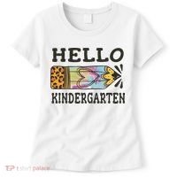 Hello Kindergarten Leopard Tie Dye Pencil Women's T-Shirt thumb 0