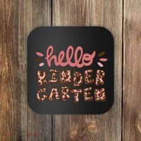 Hello Kindergarten Leopard Cute Coaster thumb 0